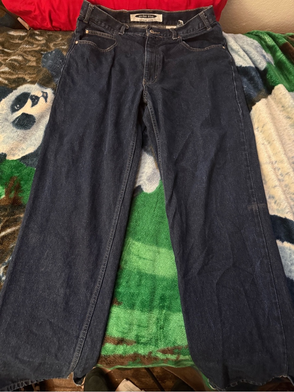anchor blue Dark Blue Men’s Bootcut Jeans